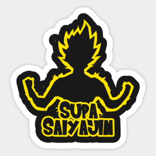 Supa Saiyajin Lines Sticker